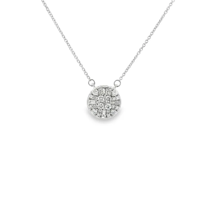 Dainty Diamond Pendant Set