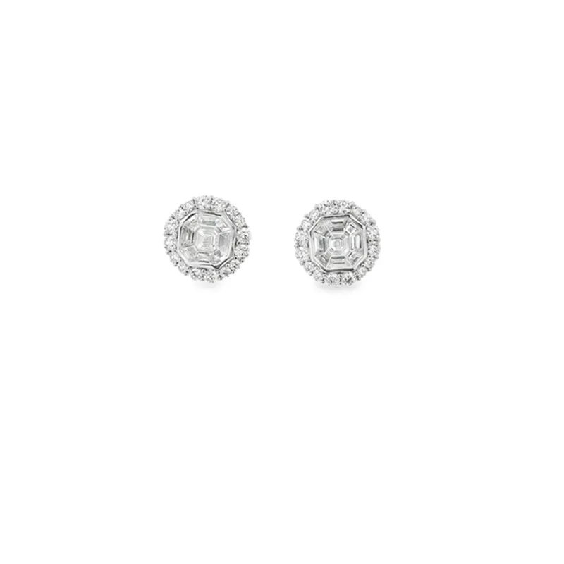 Elegant Diamond Pendant Set
