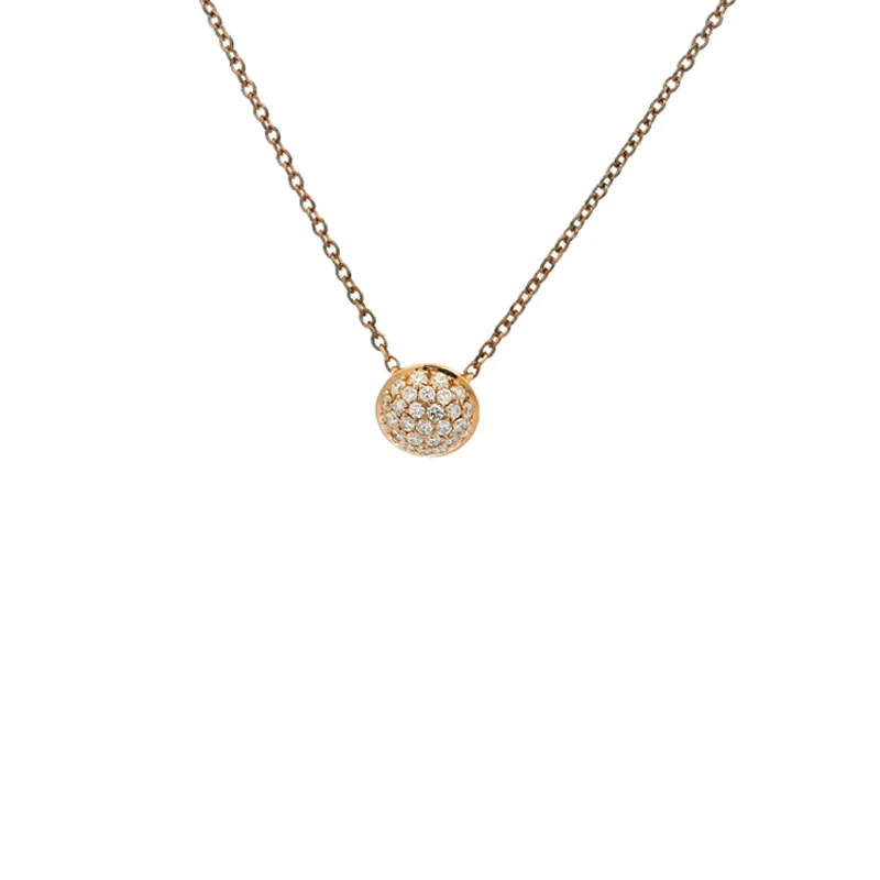 Modest Diamond Pendant Set