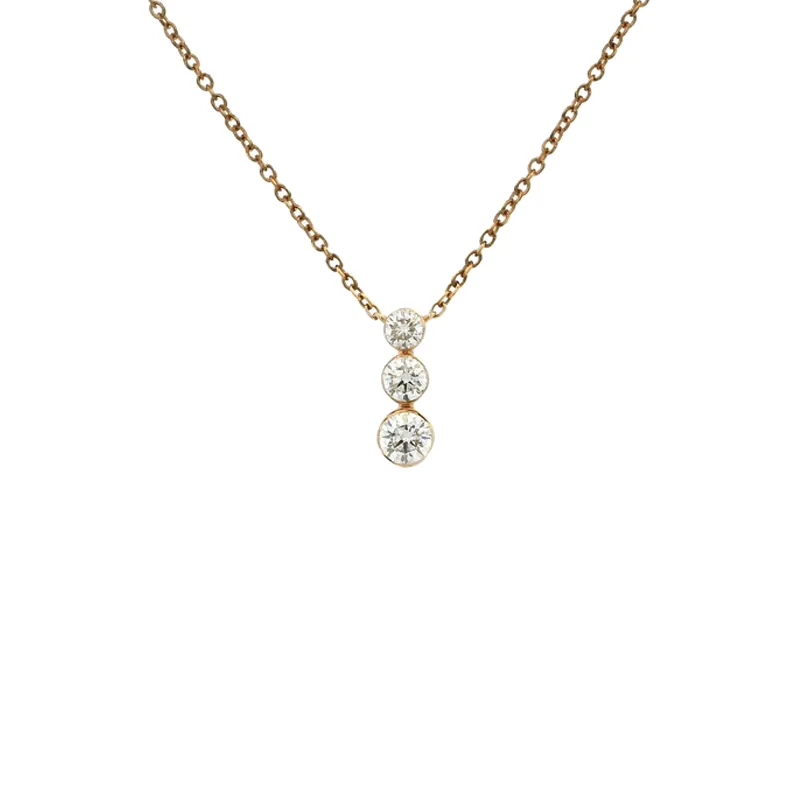 Elegant Diamond Pendant Set