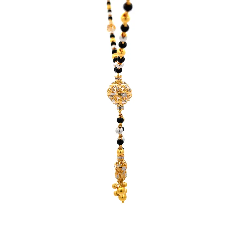 22K Gold Mangal sutra Necklace Set