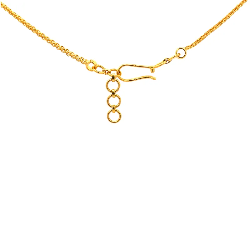 Elegant Gold Filigree Drop Necklace Set