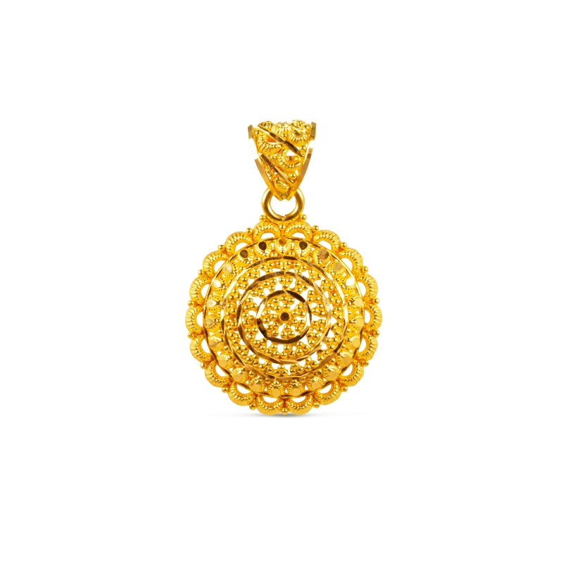 Pristine Leafy Gold And Diamond Pendant And Earrings Set | Pachchigar  Jewellers (Ashokbhai)
