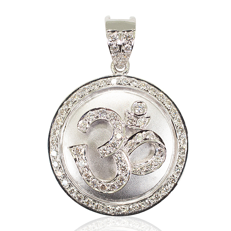 Matt and polished OM pendant