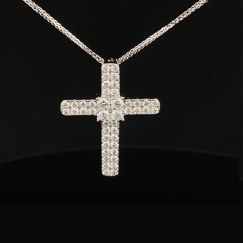 Breathtaking Diamond Cross Pendant