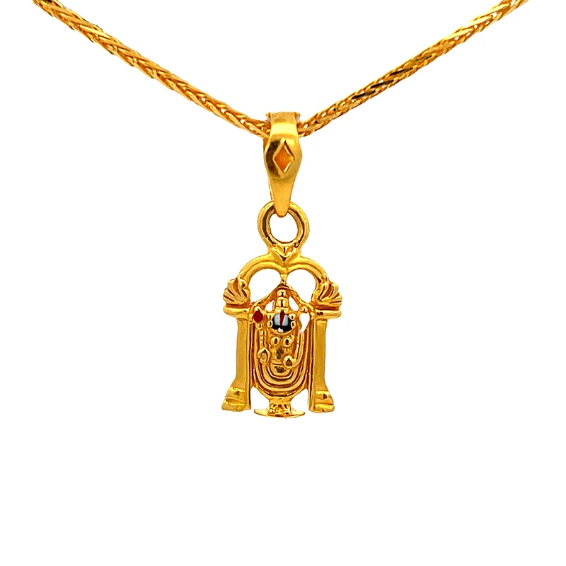 Balaji Pendant 22K Yellow Gold