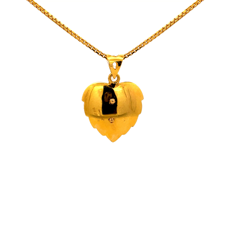 Lord Krishna Pendant - Leaf shaped