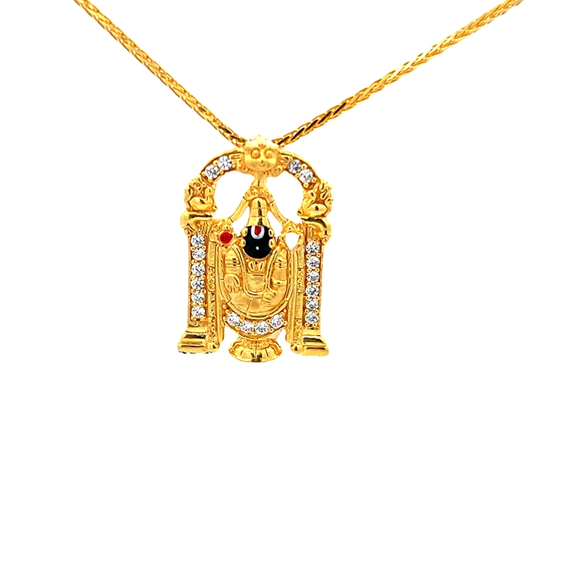 Balaji Pendant 22K Yellow Gold