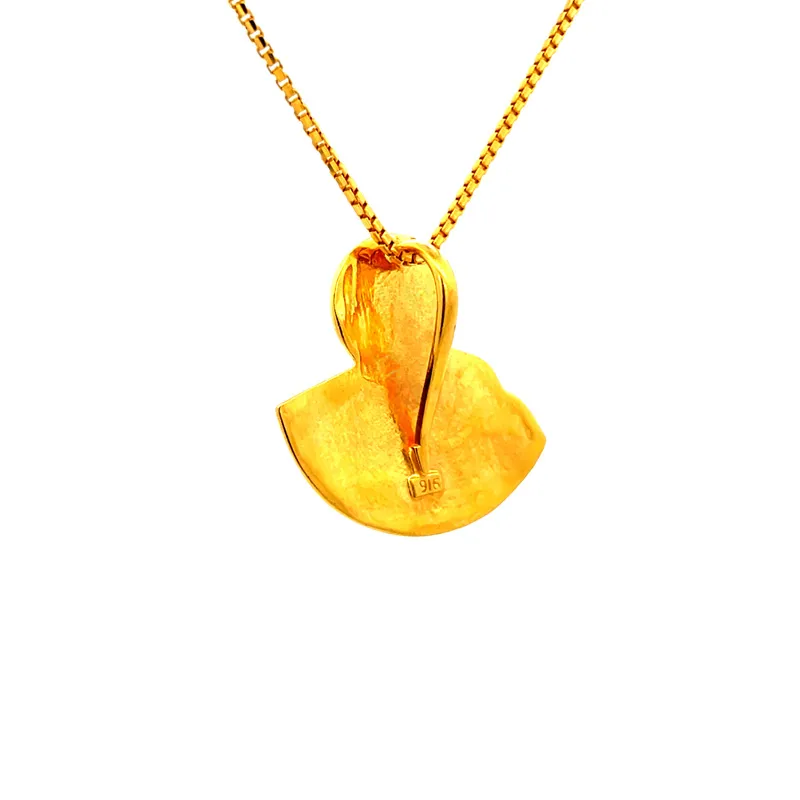 Guru Nanak pendant in 22K gold