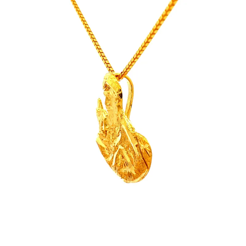 Guru Nanak pendant in 22K gold
