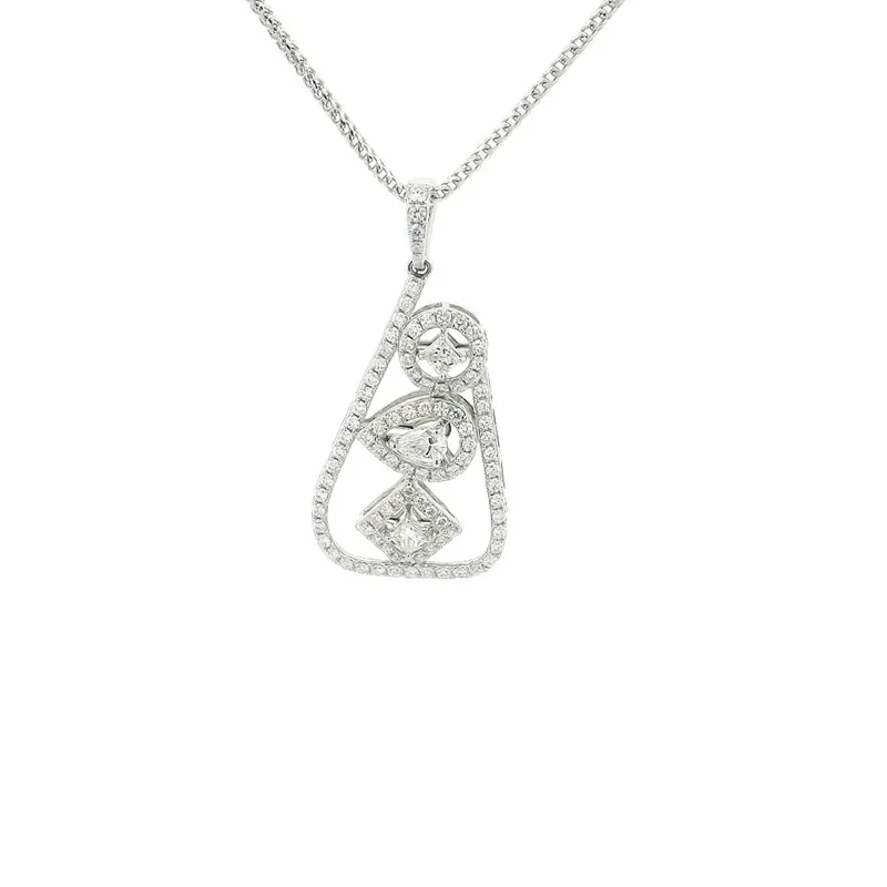18K Gold Pendant Set