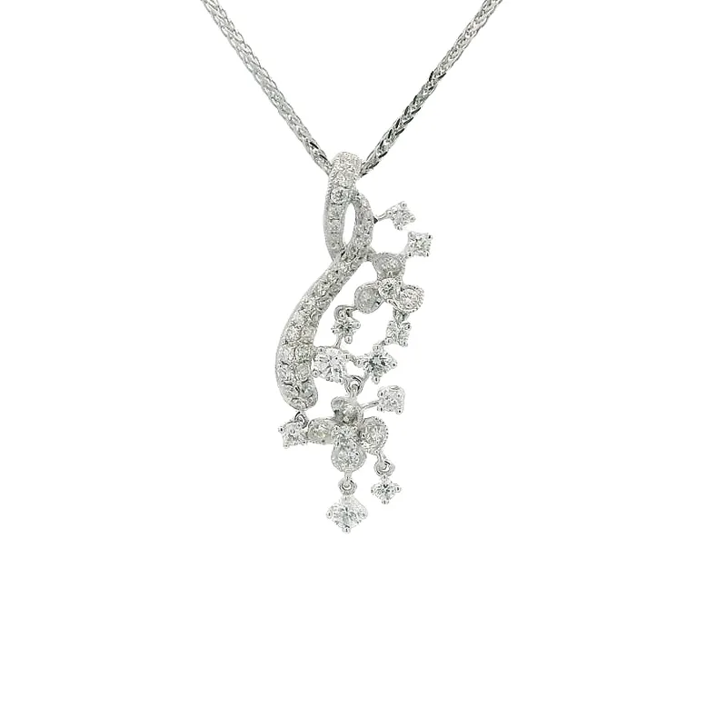 Beautiful Swirl design Pendant Set