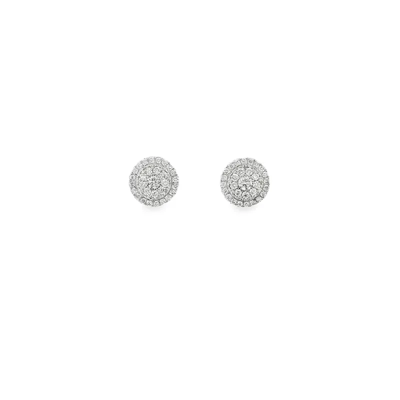 Elegant Gold Diamond Pendant Set