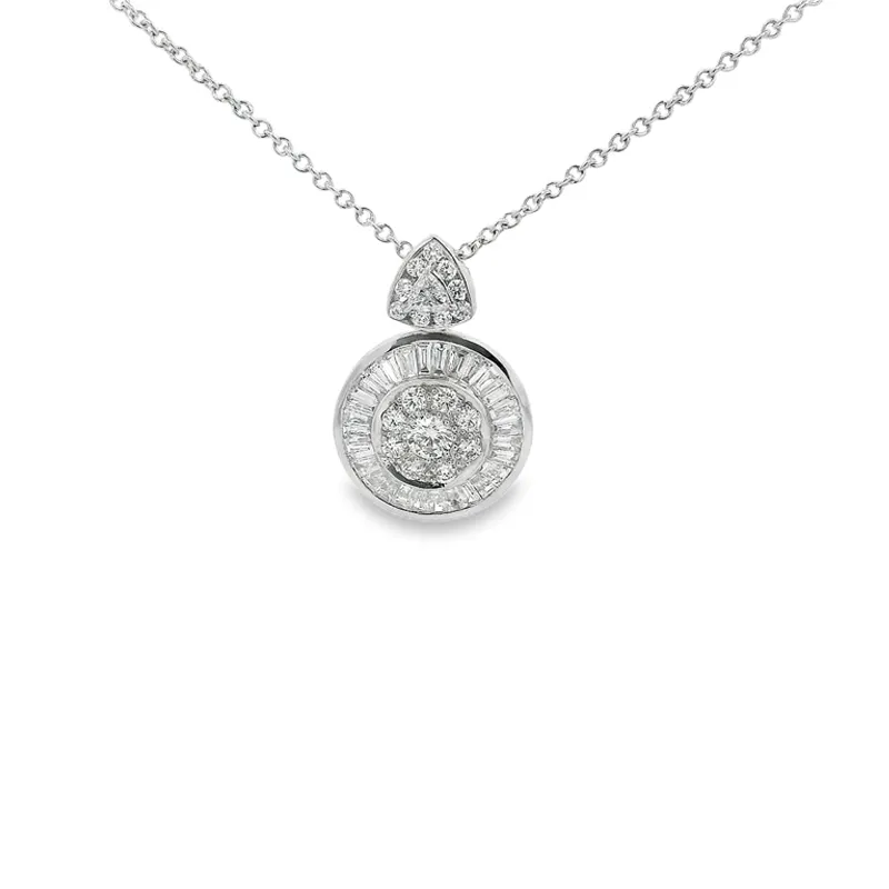 18K Gold Pendant Set