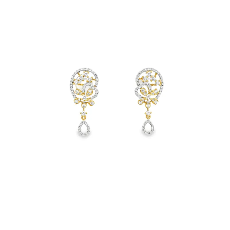 Elegant Diamond Pendant Set