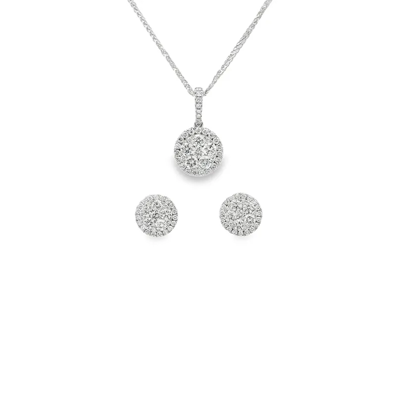 Love's Embrace Pendant with FREE Matching Earrings