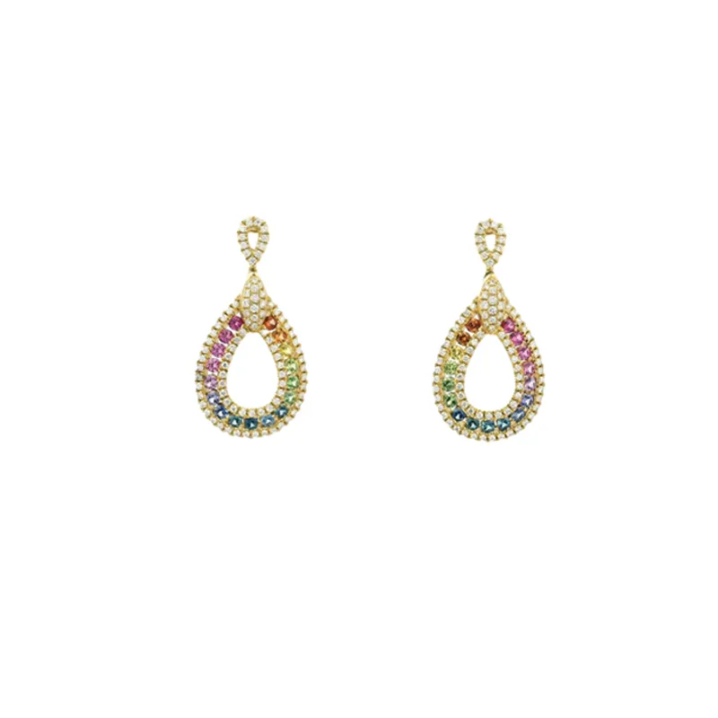 Elegant Gold and Gemstone Pendant