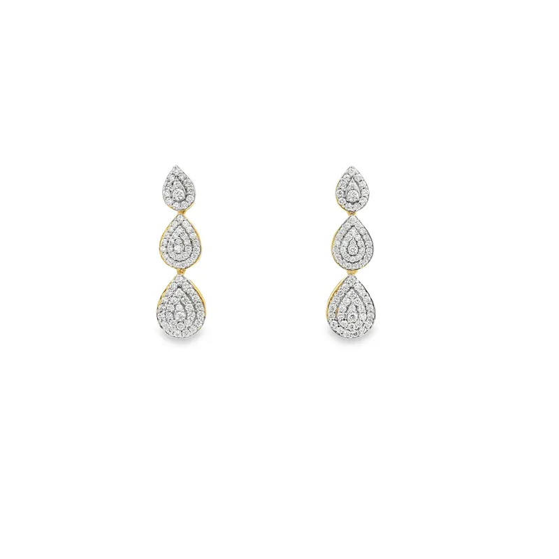 Elegant Diamond Drop Pendant