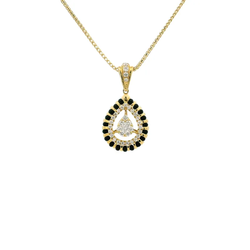 Elegant Diamond Pendant Set