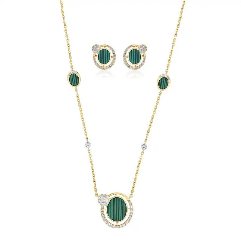 Diamond Pendant Set in Gold