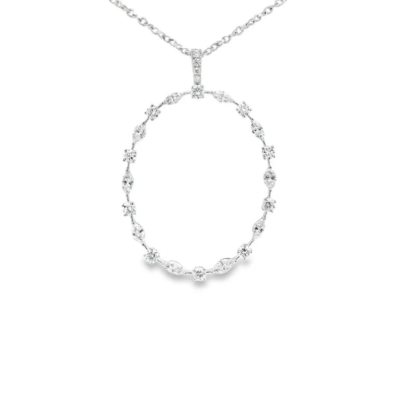 18K Gold Pendant Set
