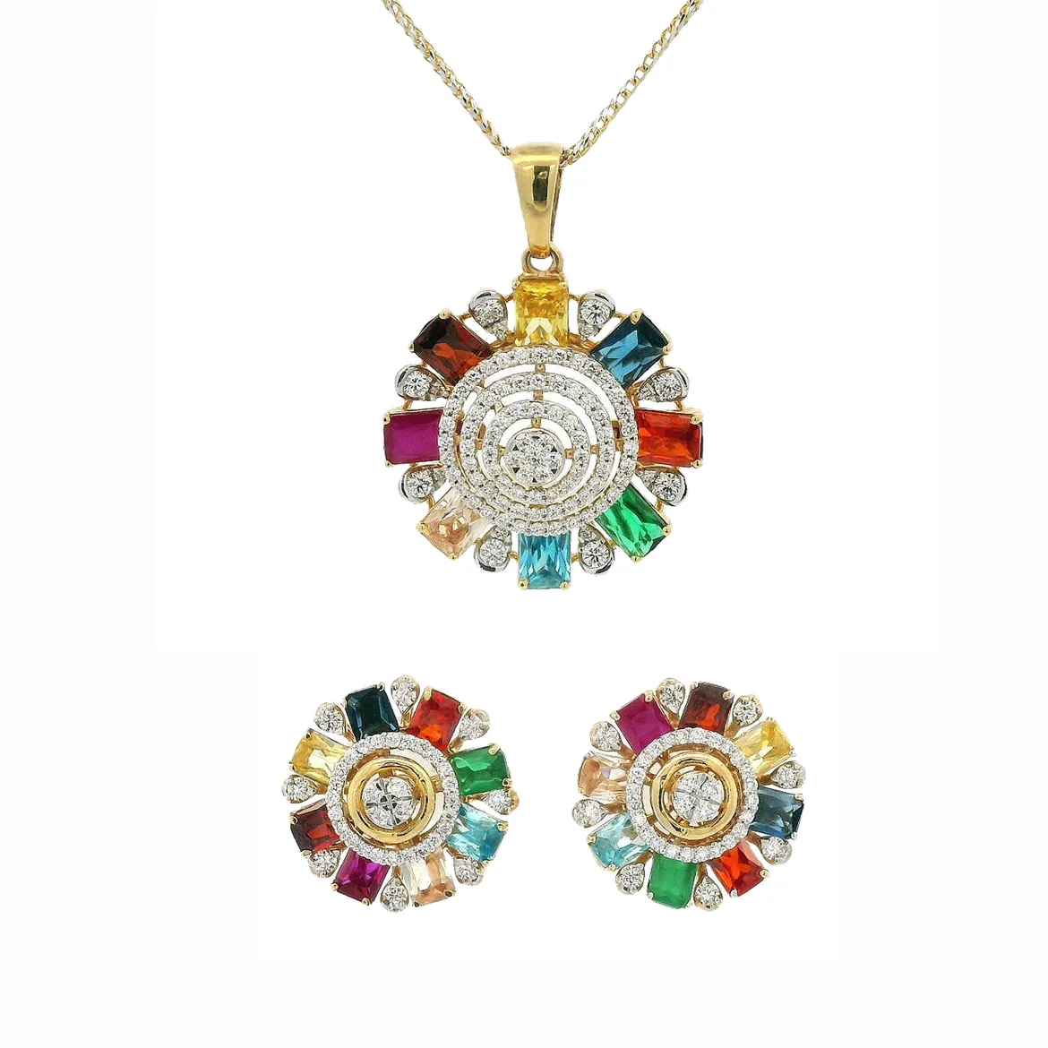 Vibrant Multicolor Jewelry Set