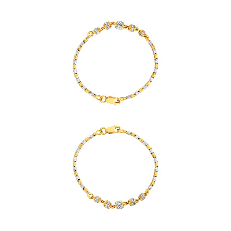 Unique Gold Bracelet Design For Women - PC Chandra Jewellers