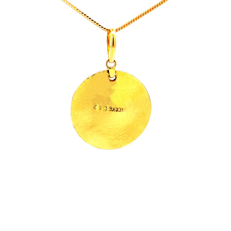 Devi Maa Pendant in 22K Gold