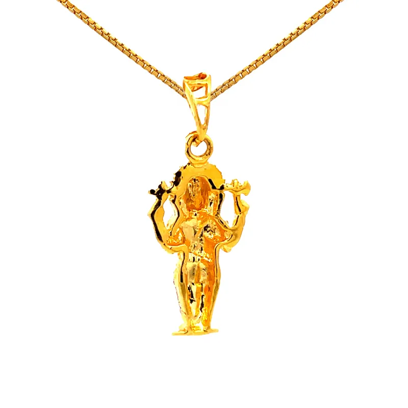 Lord Ganesh 22K Gold Pendant