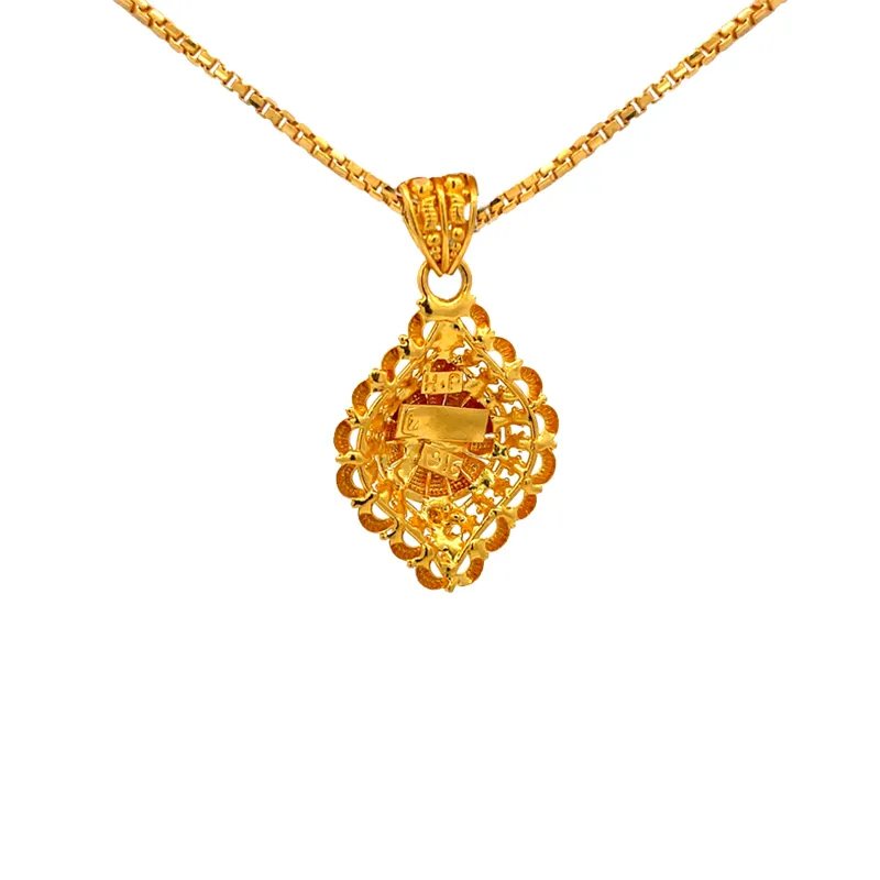 Radiant 22K Gold Pendant