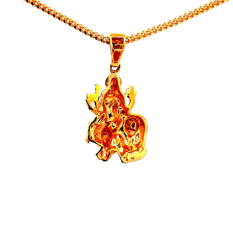 Devi Maa Pendant in 22K Gold