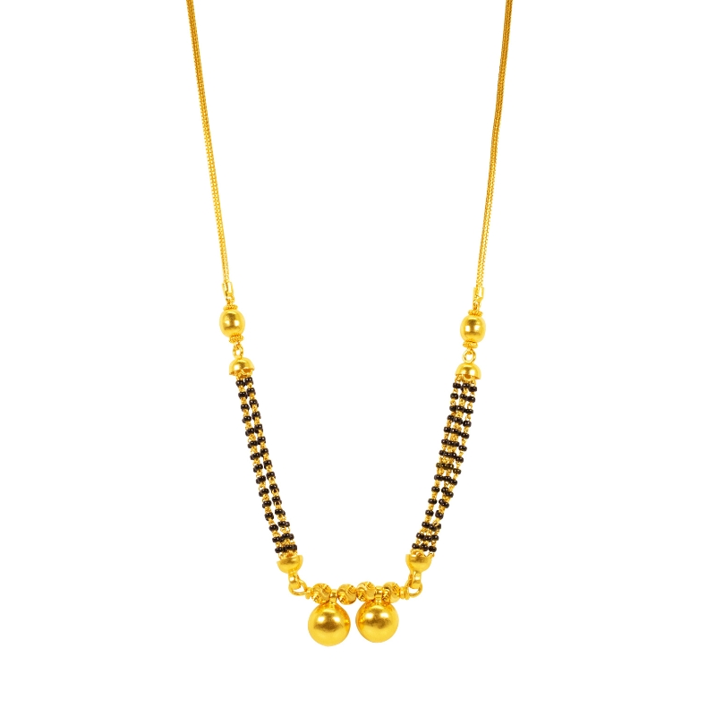 Vati Mangalsutra in 22K Yellow Gold