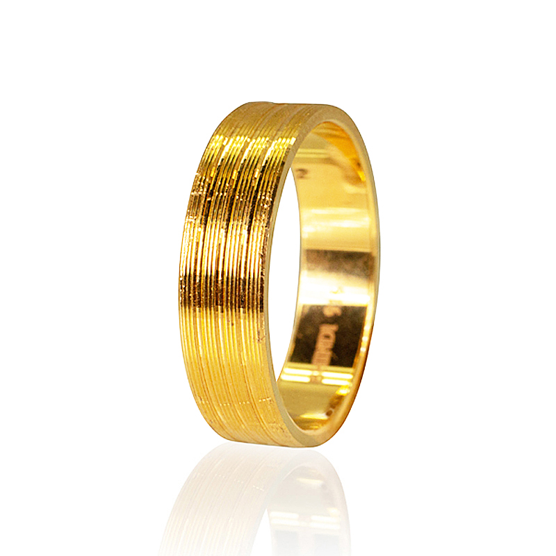 Wedding Band 22K Yellow Gold