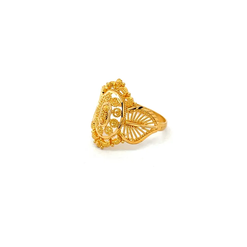 Elegant 22k Yellow Gold Ring for Women Size 6.5 Perfect Gift