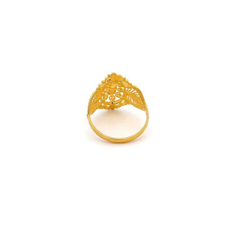 Elegant 22k Yellow Gold Ring for Women Size 6.5 Perfect Gift