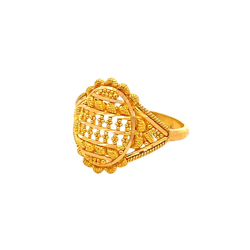 Fashion Ring in 22K Yellow Gold