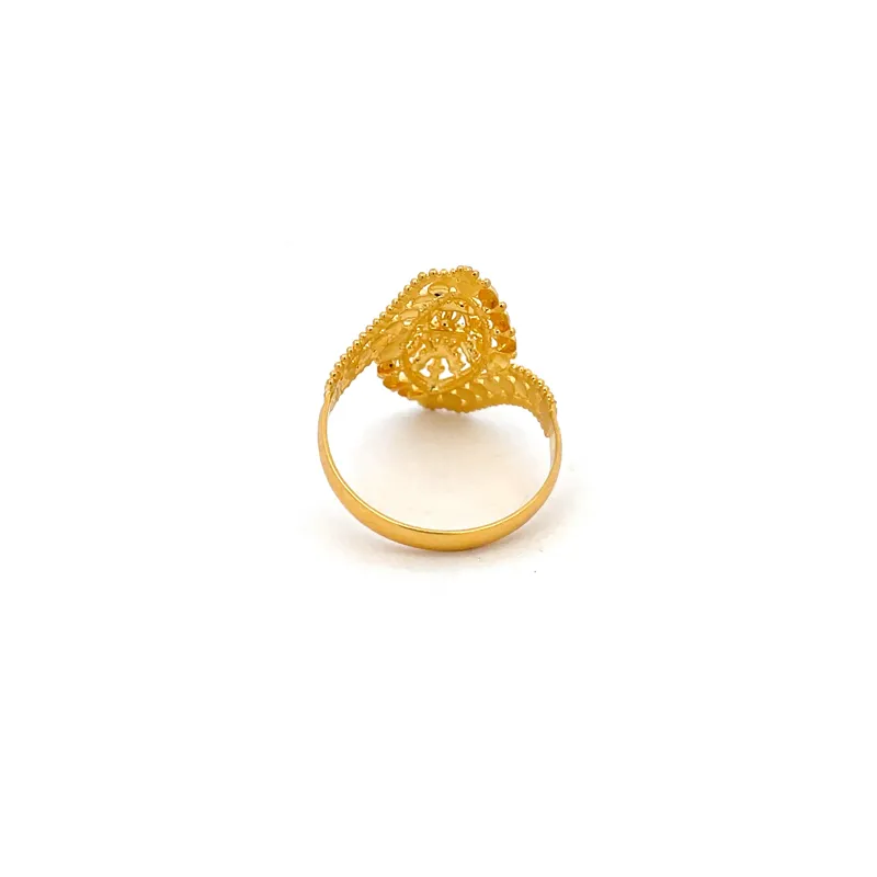 Elegant 22k Yellow Gold Ring Beautifully Crafted for Timeless Style and Comfort