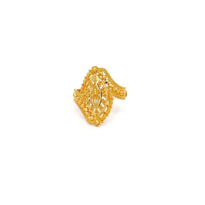 Elegant 22k Yellow Gold Ring Beautifully Crafted for Timeless Style and Comfort