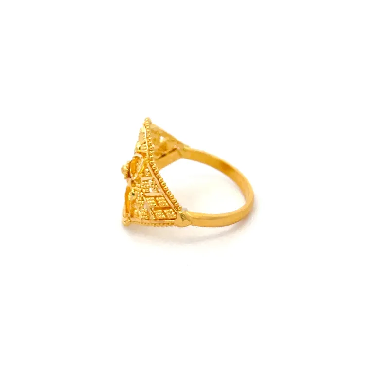 Elegant 22k Yellow Gold Ring Simple Design for Everyday Wear