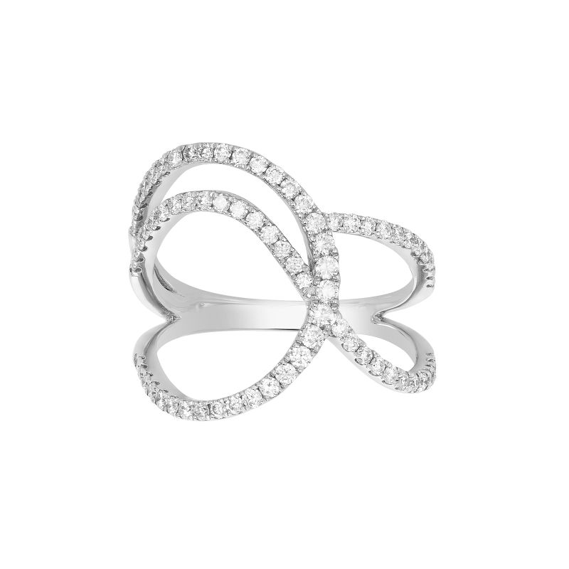 18K White Gold Diamond Ring