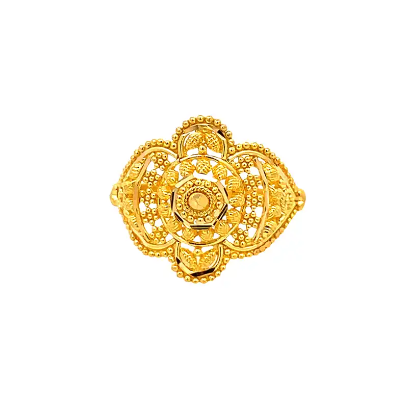 Fashion Ring in 22K Yellow Gold