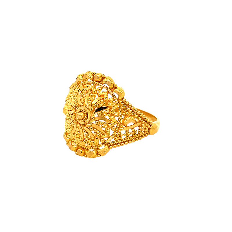 Exquisite 22K Gold Elegance Ring
