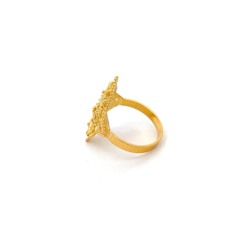 Elegant 22k Yellow Gold Ring for Women Size 6.75 Durable and Timeless
