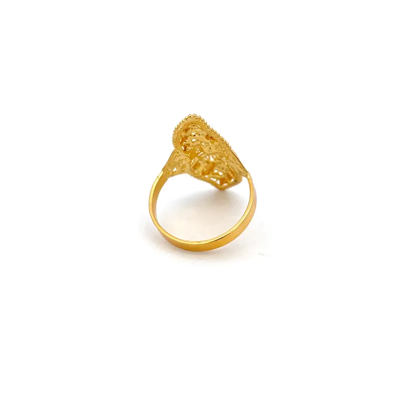 Elegant 22k Yellow Gold Ring for Women Size 6.75 Durable and Timeless