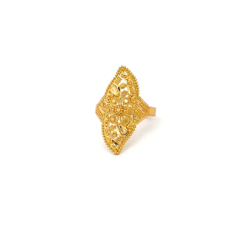 Elegant 22k Yellow Gold Ring for Women Size 6.75 Durable and Timeless