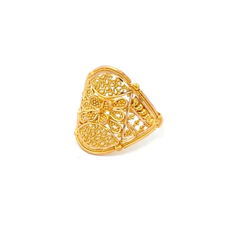Elegant 22k Yellow Gold Ring Size 8 for Everyday Wearbrbr