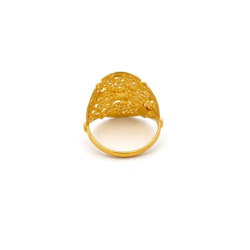 Elegant 22k Yellow Gold Ring Size 8 for Everyday Wearbrbr