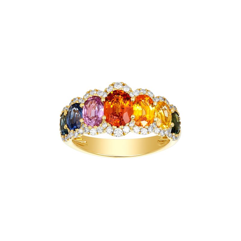 18K Yellow Gold Diamond Ring