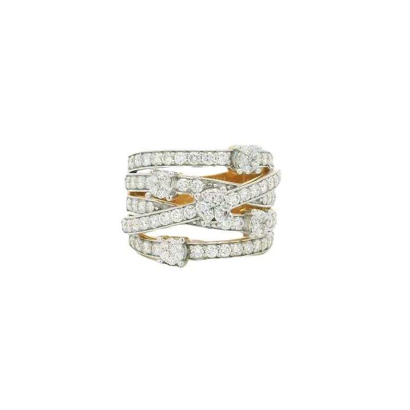 Elegant Diamond-Studded Ring