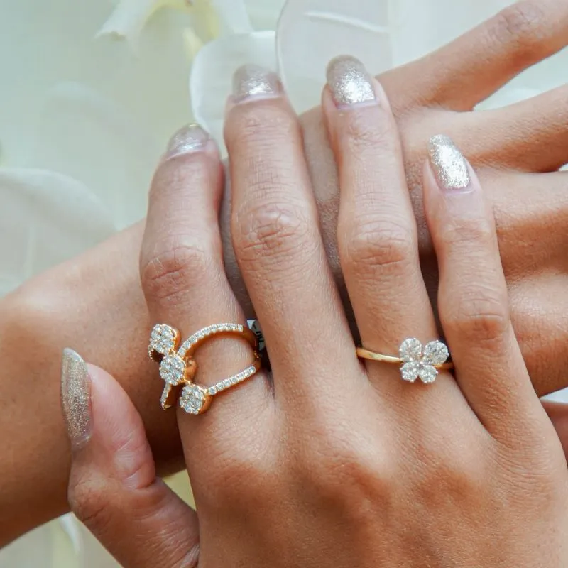 Elegant Gold and Diamond Ring